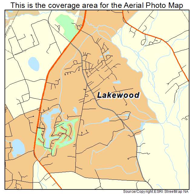 Lakewood, SC location map 