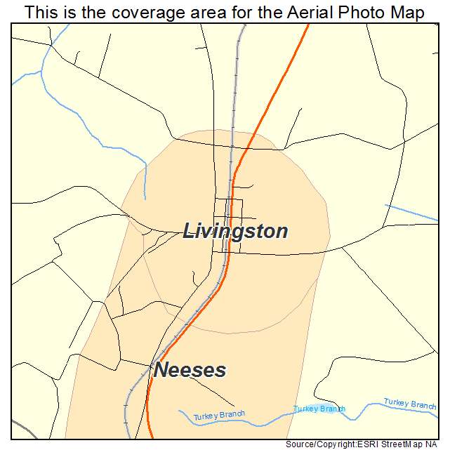 Livingston, SC location map 