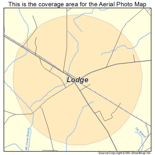 Lodge, SC location map 