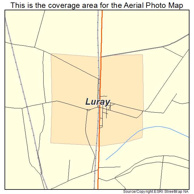 Luray, SC location map 