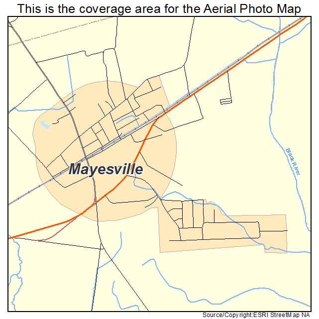 Mayesville, SC location map 