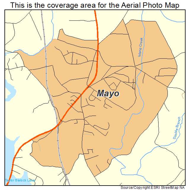Mayo, SC location map 