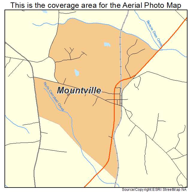 Mountville, SC location map 