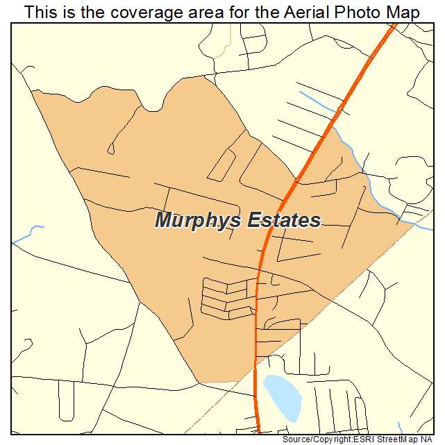 Murphys Estates, SC location map 