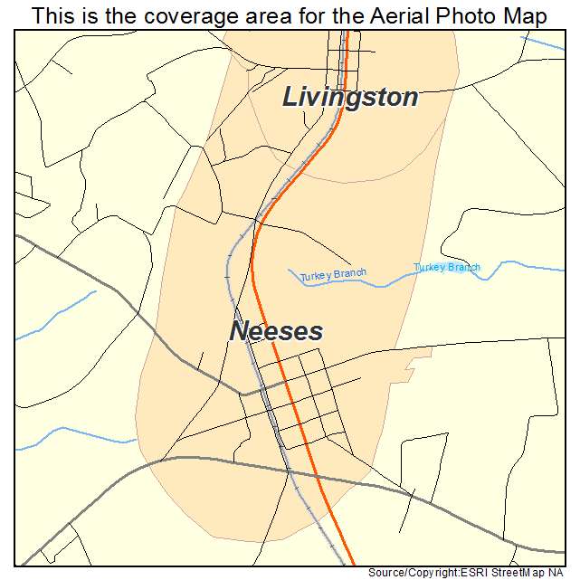 Neeses, SC location map 