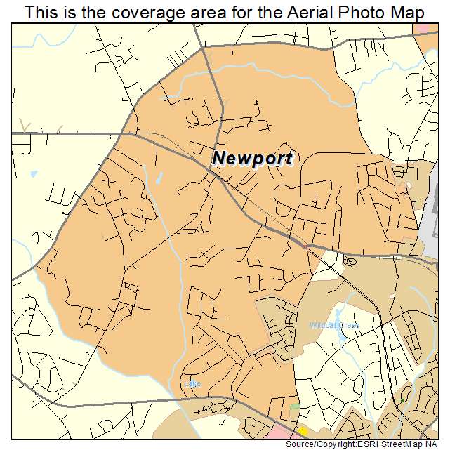 Newport, SC location map 