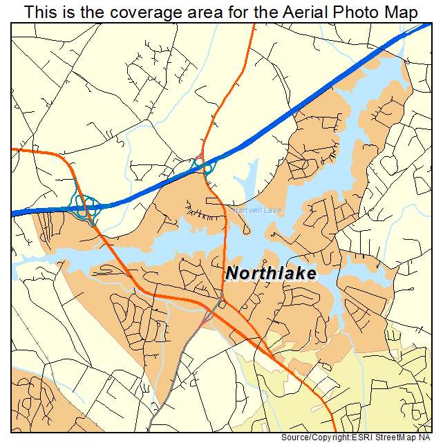 Northlake, SC location map 