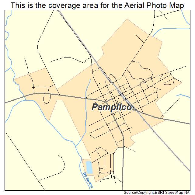 Pamplico, SC location map 