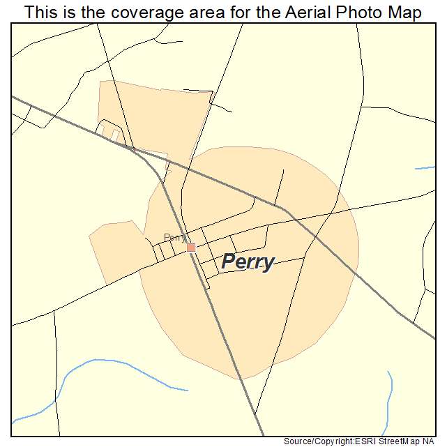Perry, SC location map 