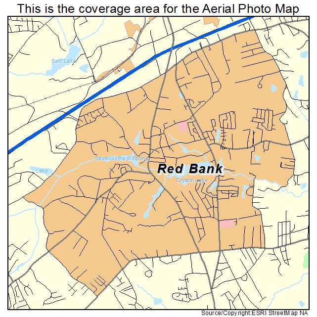 Red Bank, SC location map 