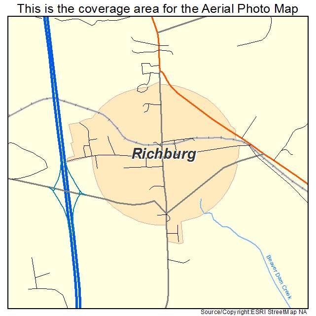 Richburg, SC location map 