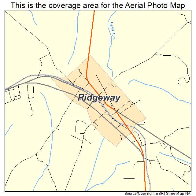 Ridgeway, SC location map 