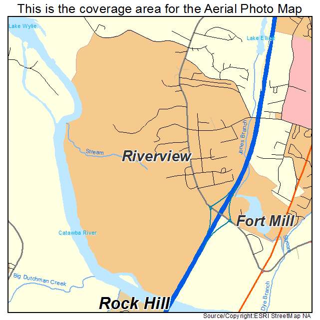 Riverview, SC location map 