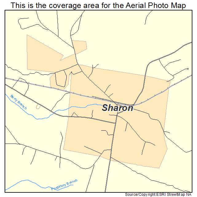 Sharon, SC location map 