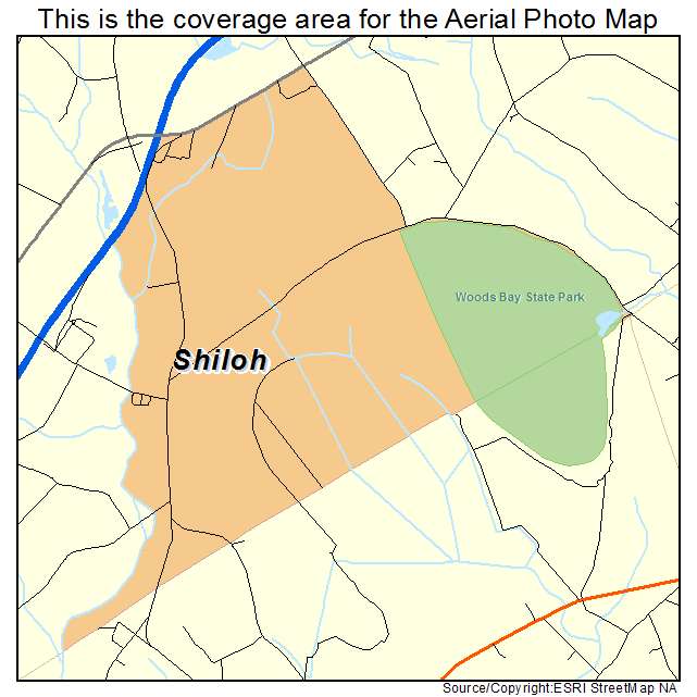 Shiloh, SC location map 