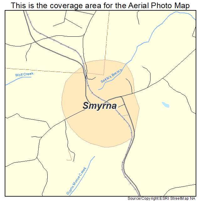 Smyrna, SC location map 