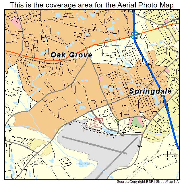 Springdale, SC location map 