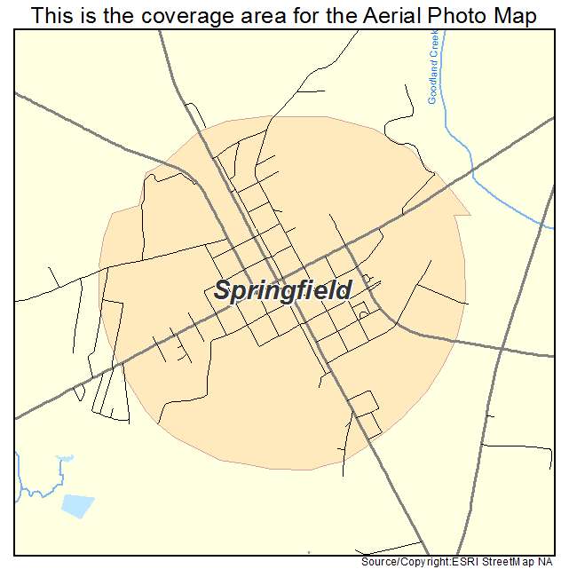 Springfield, SC location map 