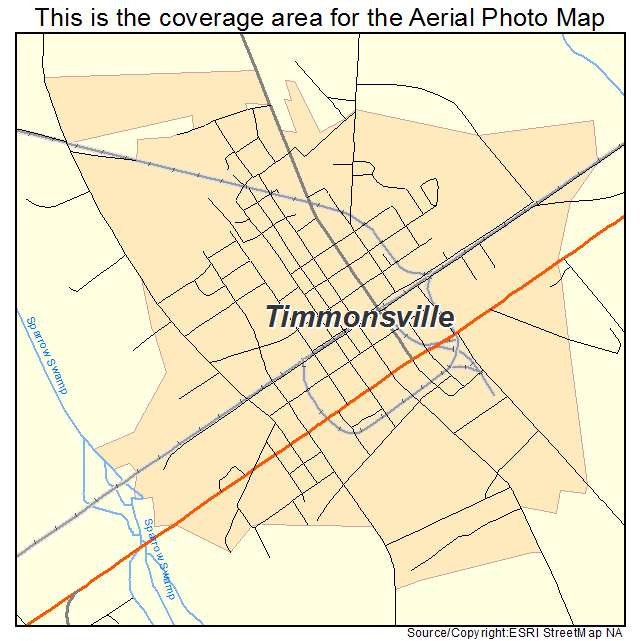 Timmonsville, SC location map 
