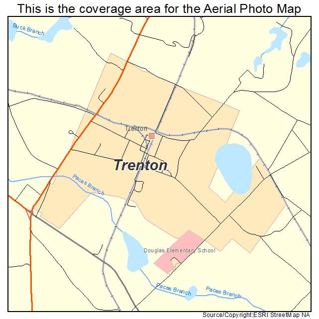 Trenton, SC location map 