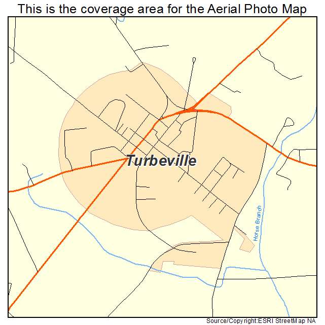 Turbeville, SC location map 