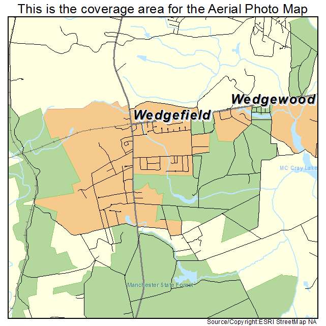 Wedgewood, SC location map 