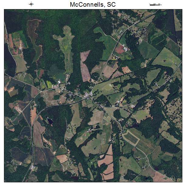 McConnells, SC air photo map