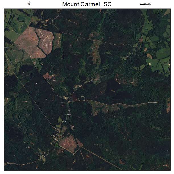 Mount Carmel, SC air photo map