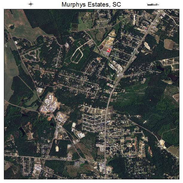 Murphys Estates, SC air photo map