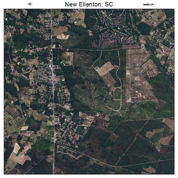 New Ellenton, SC air photo map