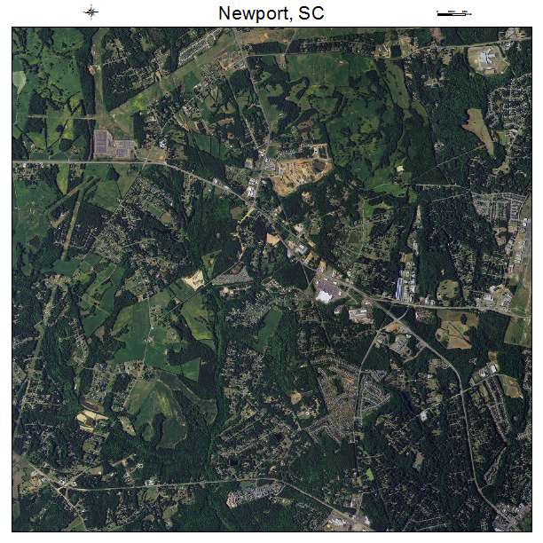 Newport, SC air photo map