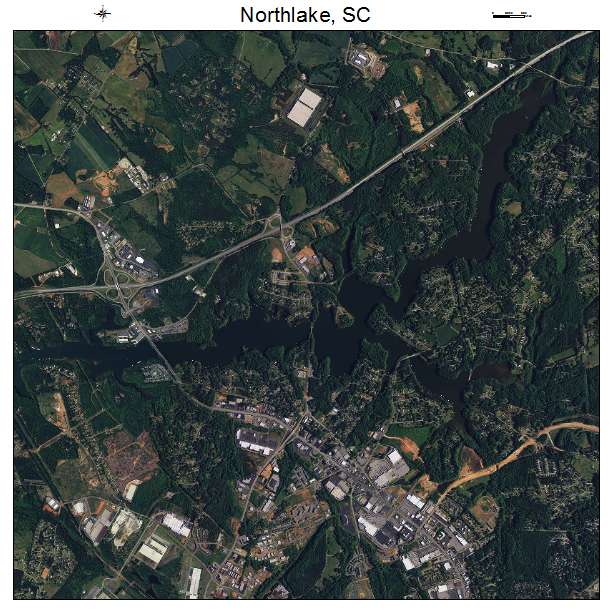 Northlake, SC air photo map