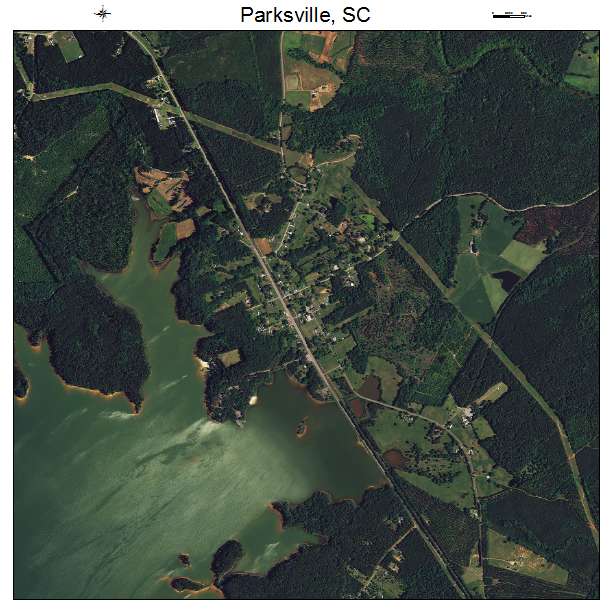 Parksville, SC air photo map