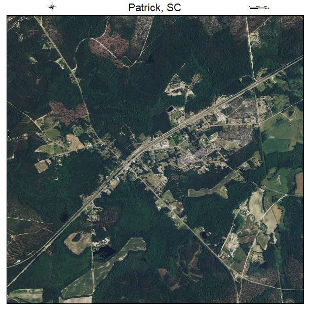 Aerial Photography Map of Patrick, SC South Carolina