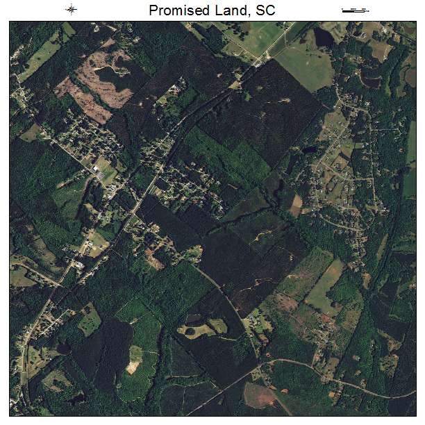 Promised Land, SC air photo map