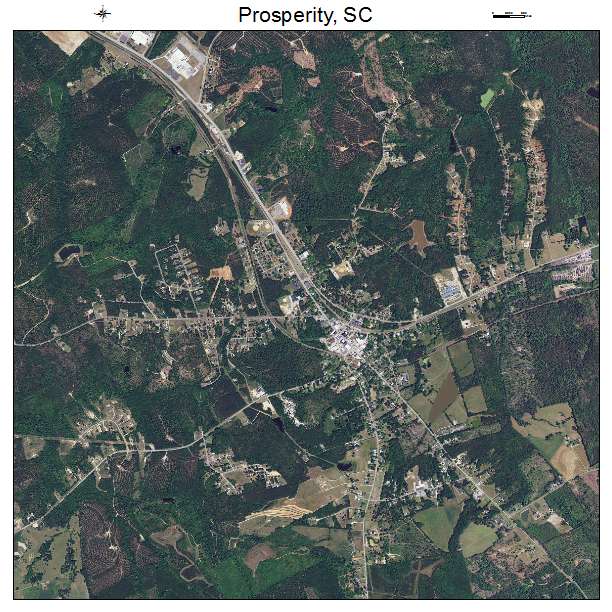 Prosperity, SC air photo map