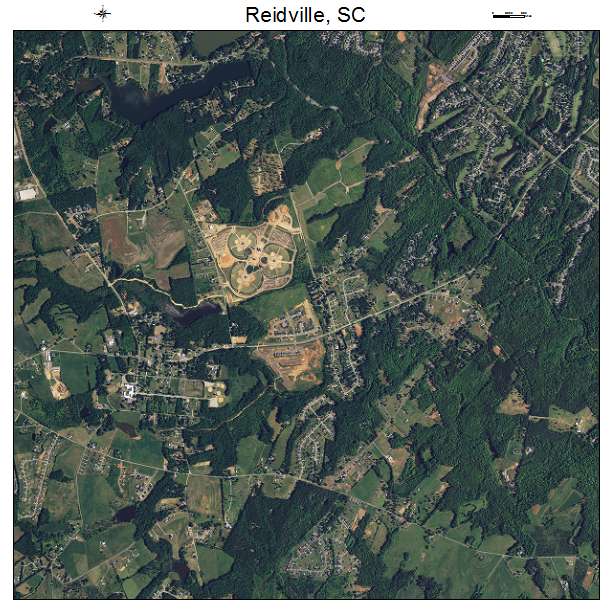 Reidville, SC air photo map