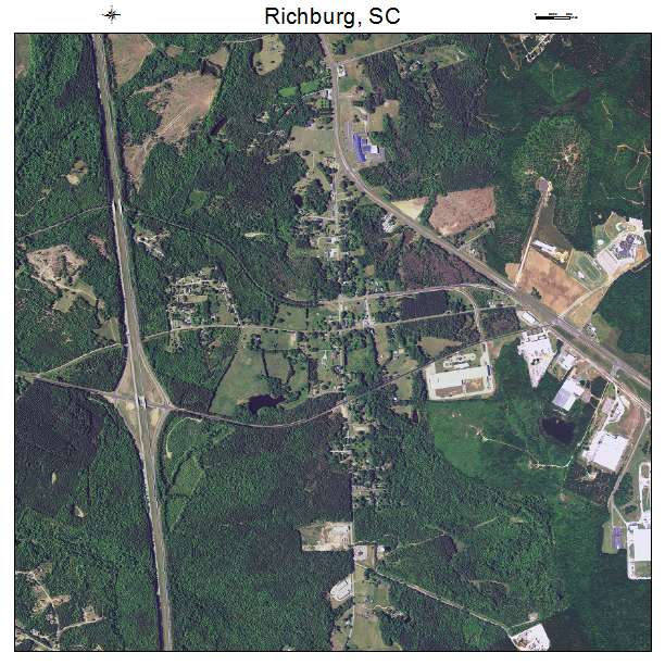 Richburg, SC air photo map