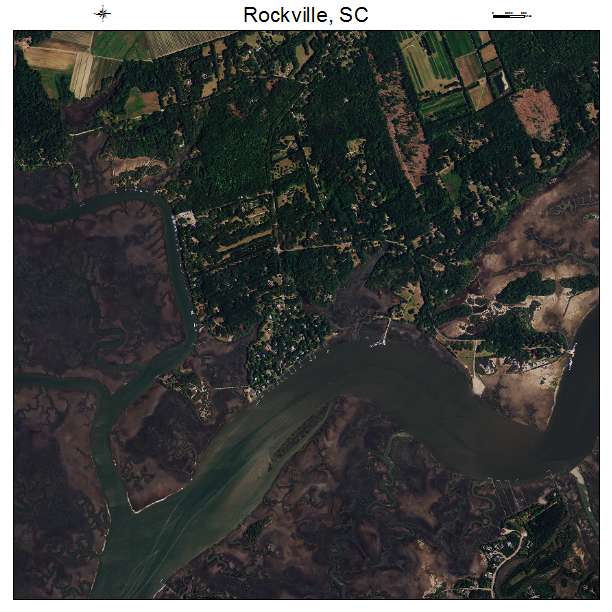 Rockville, SC air photo map