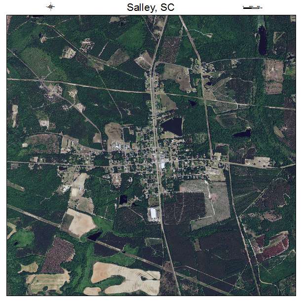 Salley, SC air photo map