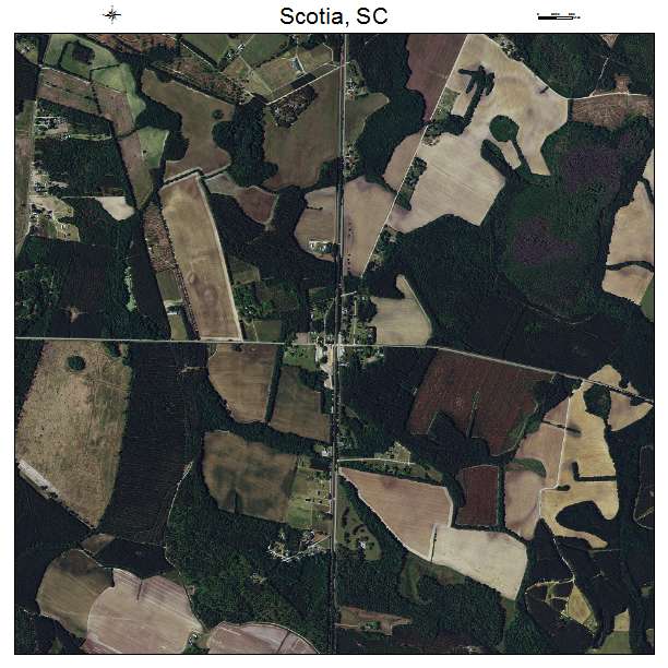 Scotia, SC air photo map