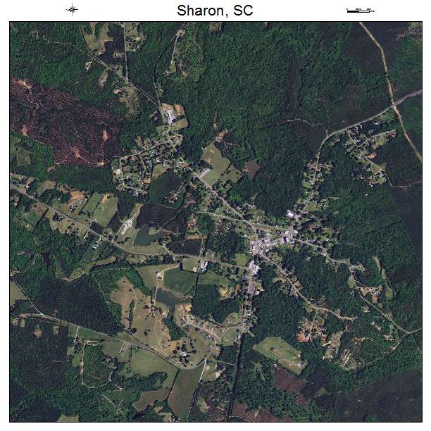 Sharon, SC air photo map
