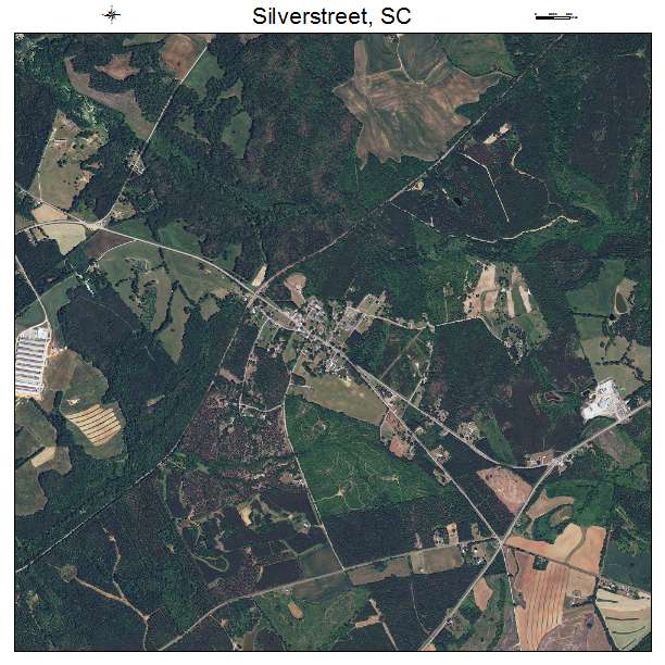Silverstreet, SC air photo map