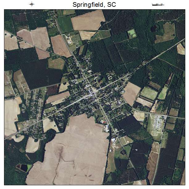 Springfield, SC air photo map