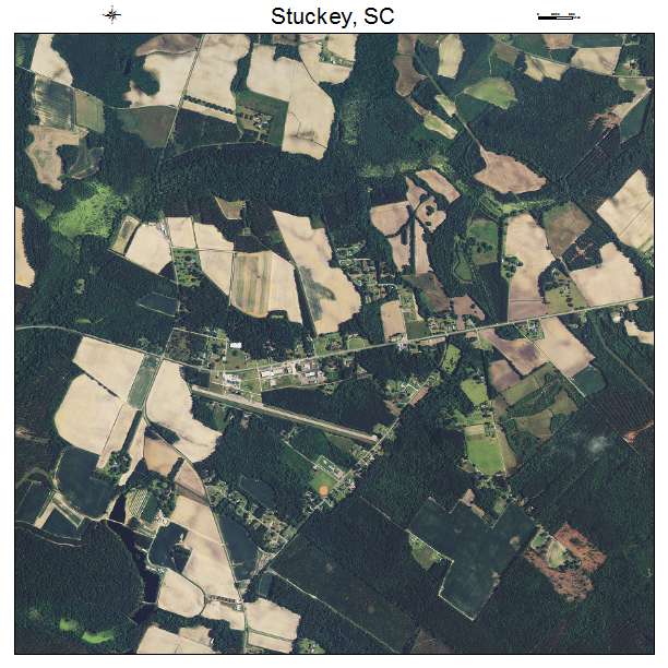 Stuckey, SC air photo map