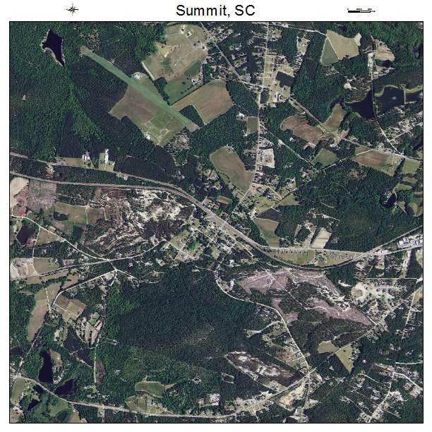 Summit, SC air photo map