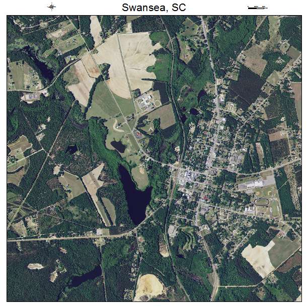 Swansea, SC air photo map