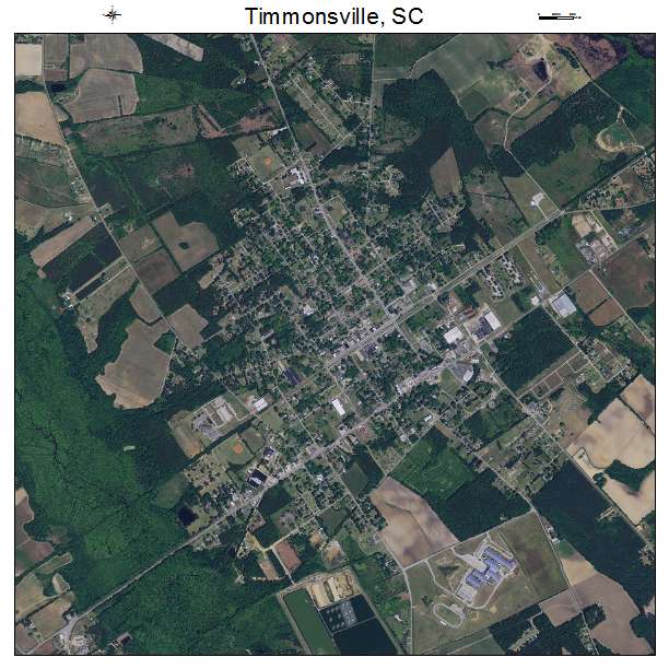 Timmonsville, SC air photo map