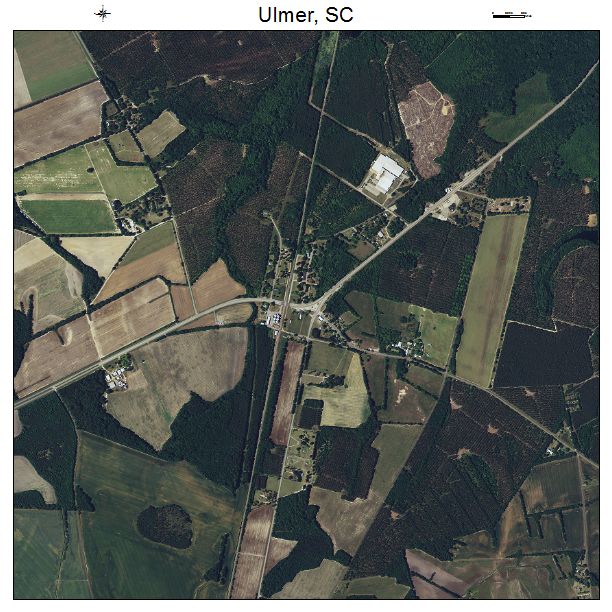 Ulmer, SC air photo map