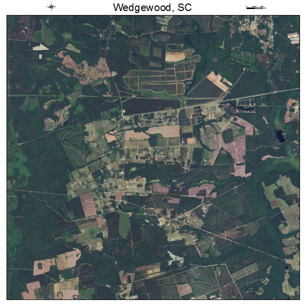 Wedgewood, SC air photo map